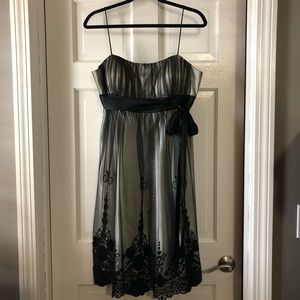 Black and White Cocktail Dress